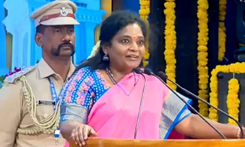 பெண்மையின் பெருமையை ஜனாதிபதி உணர்த்துகிறார்- கவர்னர் தமிழிசை பெருமிதம்