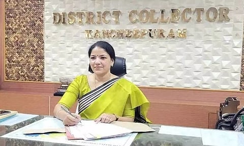 வரவு-செலவு கணக்கை பேனர் வைத்து தெரியப்படுத்த வேண்டும்- காஞ்சிபுரம் கலெக்டர் கலைச்செல்வி உத்தரவு