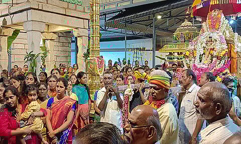 புளியம்பட்டி சுப்பிரமணியர் மயில் வாகனத்தில் உலா