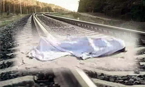 தண்டவாளத்தில் ஆண் பிணம்