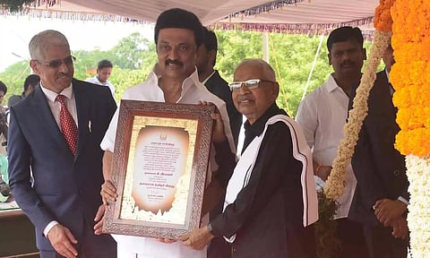 முத்தமிழ்செல்விக்கு கல்பனா சாவ்லா விருது: முதலமைச்சர் மு.க.ஸ்டாலின் வழங்கி கவுரவிப்பு