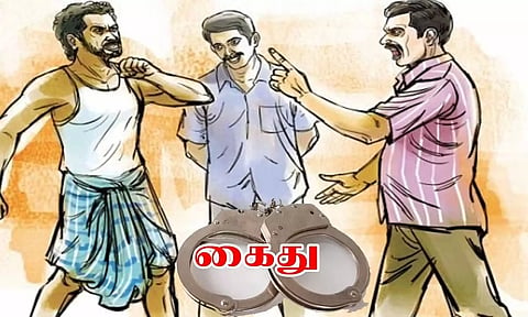 பள்ளிகொண்டா அருகே இருதரப்பினர் மோதல்