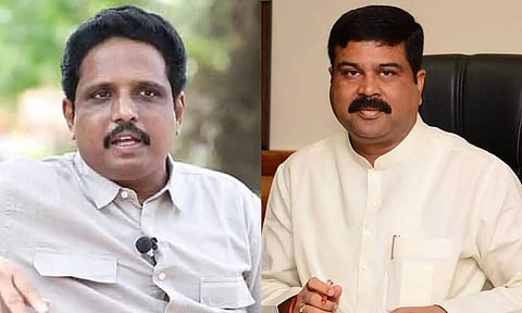 தமிழுக்குச் சுண்ணாம்பு, சமஸ்கிருதத்திற்கு வெண்ணெய்: மதுரை எம்.பி. கண்டனம்