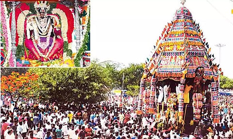 வீராம்பட்டினம் செங்கழுநீரம்மன் கோவில் தேரோட்டம் - புதுச்சேரியில் பள்ளிகளுக்கு நாளை விடுமுறை