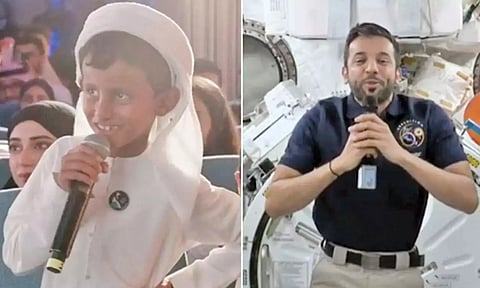 பூமியில் உங்களுக்கு எது மிகவும் பிடிக்கும்?- விண்வெளி நிலையத்தில் இருந்து பேசிய வீரரிடம் கேள்வி கேட்ட மகன்