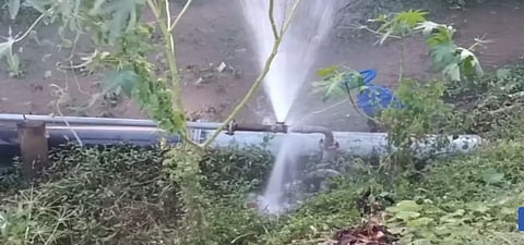 கொள்ளிடம் கூட்டு குடிநீர் குழாயில் உடைப்பு