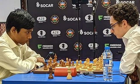 உலக கோப்பை செஸ்: இறுதி போட்டிக்கு முன்னேறிய இளம் வீரர் ஆனார் பிரக்ஞானந்தா!