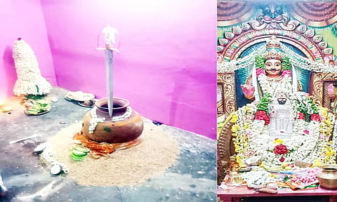 படவேடு திரவுபதியம்மன் கோவிலில் தீமிதி விழா