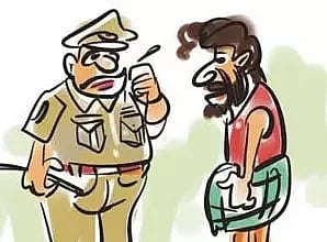போலீஸ்காரருக்கு கொலை மிரட்டல்