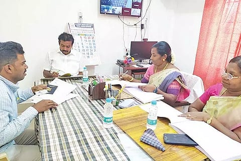 நேர்காணல் நடந்தபோது எடுத்த படம்.