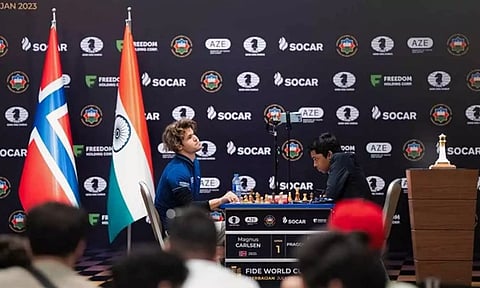 உலகக்கோப்பை செஸ் சாம்பியன்ஷிப்: இறுதிப்போட்டியின் 2-வது சுற்றும் டிரா