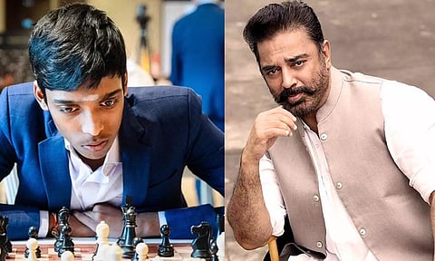 உலகக் கோப்பை செஸ்- பிரக்ஞானந்தாவை வாழ்த்திய கமல்ஹாசன்