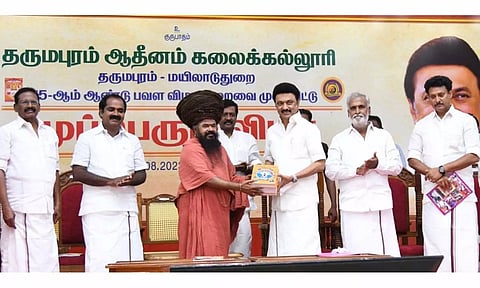 நாட்டுக்கும், மக்களுக்கும் பிரச்சினை வரும்போது ஆன்மீகவாதிகளும் போராடி உள்ளனர் - முதல்வர் ஸ்டாலின்