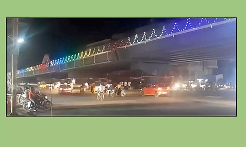 காளவாசல் சிக்னல் பகுதி.