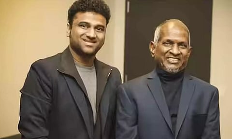 இளையராஜாவை நேரில் சந்தித்து வாழ்த்து பெற்ற தேவிஸ்ரீ பிரசாத்.. எதற்கு தெரியுமா?