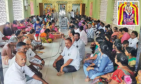 லட்சார்ச்சனை விழா நடந்தது. சர்வ அலங்காரத்தில் அருள்பாலித்த அங்காள பரமேஸ்வரி அம்மன்.