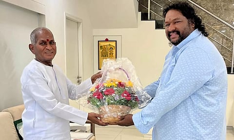 தேவி ஸ்ரீ பிரசாத்தைத் தொடர்ந்து இளையராஜாவை சந்தித்த ஸ்ரீகாந்த் தேவா