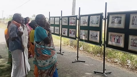 பனையூர் ஊராட்சியில் அரசின் சாதனை விளக்க புகைப்பட கண்காட்சி நடைபெற்றது.