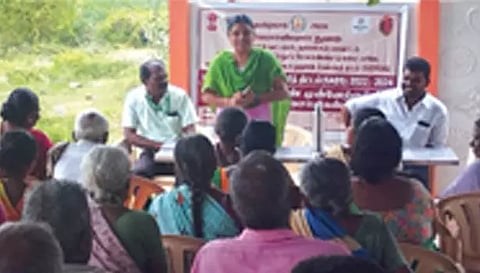 விவசாயிகளுக்கு பயிற்சி