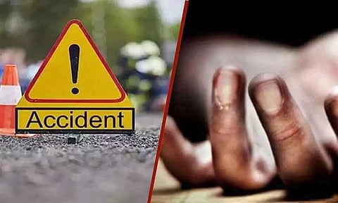 லாரி மோதி தொழிலாளி பலி