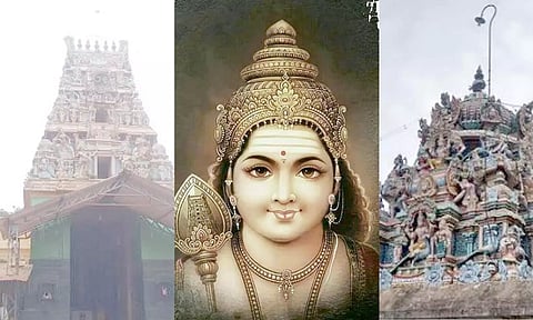 தஞ்சை பூக்காரத்தெரு சுப்பிரமணியசாமி கோவில் யாகசாலை பூஜைகள் தொடங்கின