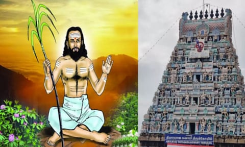 திருவொற்றியூரில் பட்டினத்தார் முக்தி