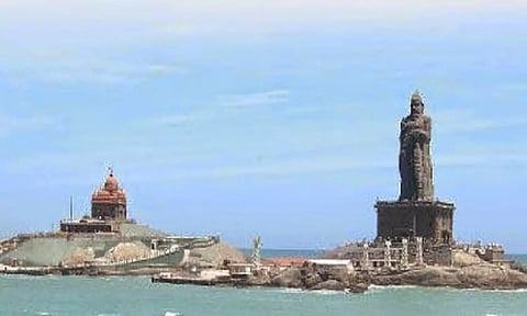 கன்னியாகுமரியில் 5-வது நாளாக கடல் நீர்மட்டம் தாழ்வு