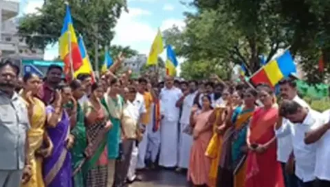 மேச்சேரியில் பா.ம.க. ஆர்ப்பாட்டம்