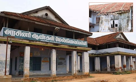 டாக்டர்.ராதாகிருஷ்ணன் படித்த பள்ளியில் இடியும் நிலையில் கட்டிடங்கள்- ஆசிரியர் தினம் கொண்டாடும் நிலையில் அவலம்