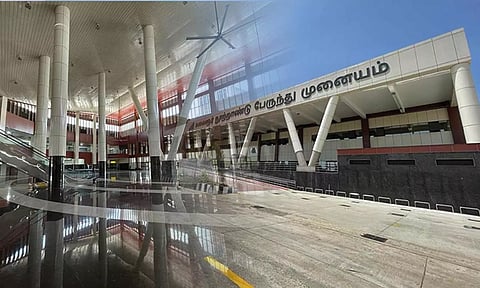 கிளாம்பாக்கம் புதிய பஸ் நிலையத்தில் மழைநீர் கால்வாய் பணியை 45 நாட்களில் முடிக்க திட்டம்