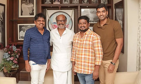 ஜெயிலர் வெற்றி.. ரஜினியை சந்தித்த ரெட் ஜெயன்ட் இணை தயாரிப்பாளர்கள்