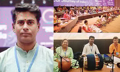 தவில் இசையால் உலக தலைவர்களின் கவனத்தை ஈர்த்த சிவகங்கை வித்வான்- சர்வதேச நாடுகளை கவர்ந்ததாக பெருமிதம்