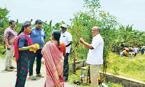 வளர்ச்சி திட்ட பணிகளை கூடுதல் கலெக்டர் ஸ்ரீகாந்த் ஆய்வு செய்தார்.