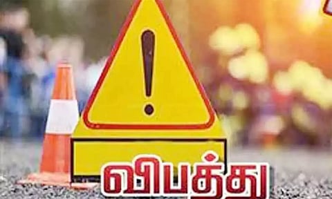 சாலை விபத்தில் லாரி டிரைவர் பலி