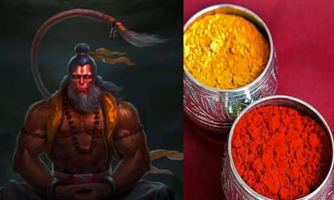 வாலிற்கு சந்தனப்பொட்டு குங்குமத் திலகம் அணிந்து வழிபாடு