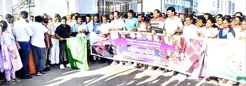 விழிப்புணர்வு மாரத்தான் ஓட்டம்