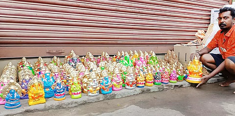 ராமேசுவரத்தில் விநாயகர் சிலை விற்பனை மும்முரம்