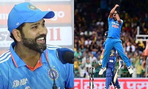 வேகப்பந்து வீச்சை பார்க்க மகிழ்ச்சியாக இருந்தது- ரோகித் சர்மா