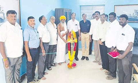 அகஸ்தீஸ்வரம் விவேகானந்தா கல்லூரியில் என்.சி.சி. கடற்படை தொடக்க விழா