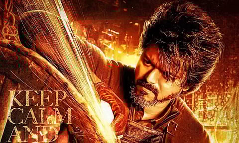 தொடர்ந்து போஸ்டரை வெளியிட்டு தெறிக்கவிடும் லியோ படக்குழு