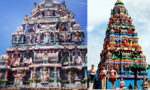 காமாட்சி அம்மன் கோவில் அமைப்பு