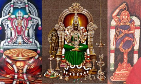 காமாட்சி தவம் செய்யும் காட்சி