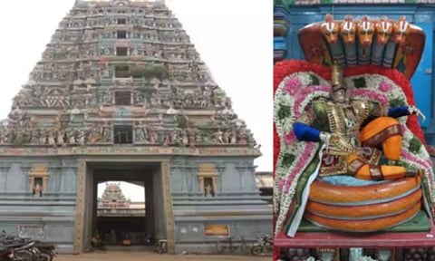 கணையாழி மற்றும் பிரயோகச் சக்கரத்துடன் திருமால்