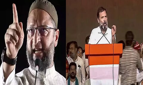 துணிச்சல் உள்ளதா?.. ராகுல் காந்திக்கு சவால் விடும் ஐதராபாத் எம்.பி. ஒவைசி