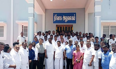 வெள்ளாட்டின ஆராய்ச்சி மையத்தை அமைச்சர் அனிதா ராதாகிருஷ்ணன் தொடங்கி வைத்த போது எடுத்தபடம்.