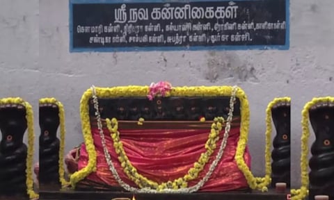 நவ கன்னிகைகளுக்கும் மாங்காடு காமாட்சி அம்மனுக்கும் என்ன சம்பந்தம்?