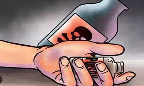 நகை பட்டறை தொழிலாளி விஷம் குடித்து தற்கொலை