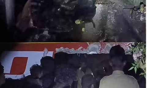 உளுந்தூர்பேட்டை அருகே தீ விபத்தில் ஒரே குடும்பத்தைச் சேர்ந்த 4 பேர் பலி