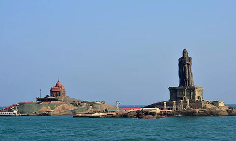 கன்னியாகுமரியில் இன்று 2-வது நாளாக கடல் நீர்மட்டம் "திடீர்" தாழ்வு