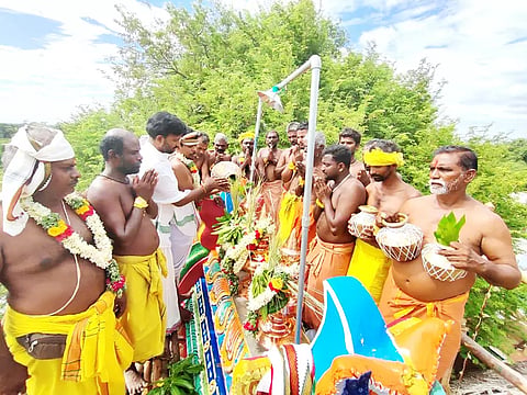 பகவதி அம்மன், கோட்டை கருப்பசாமி கோவில் கும்பாபிஷேகம்